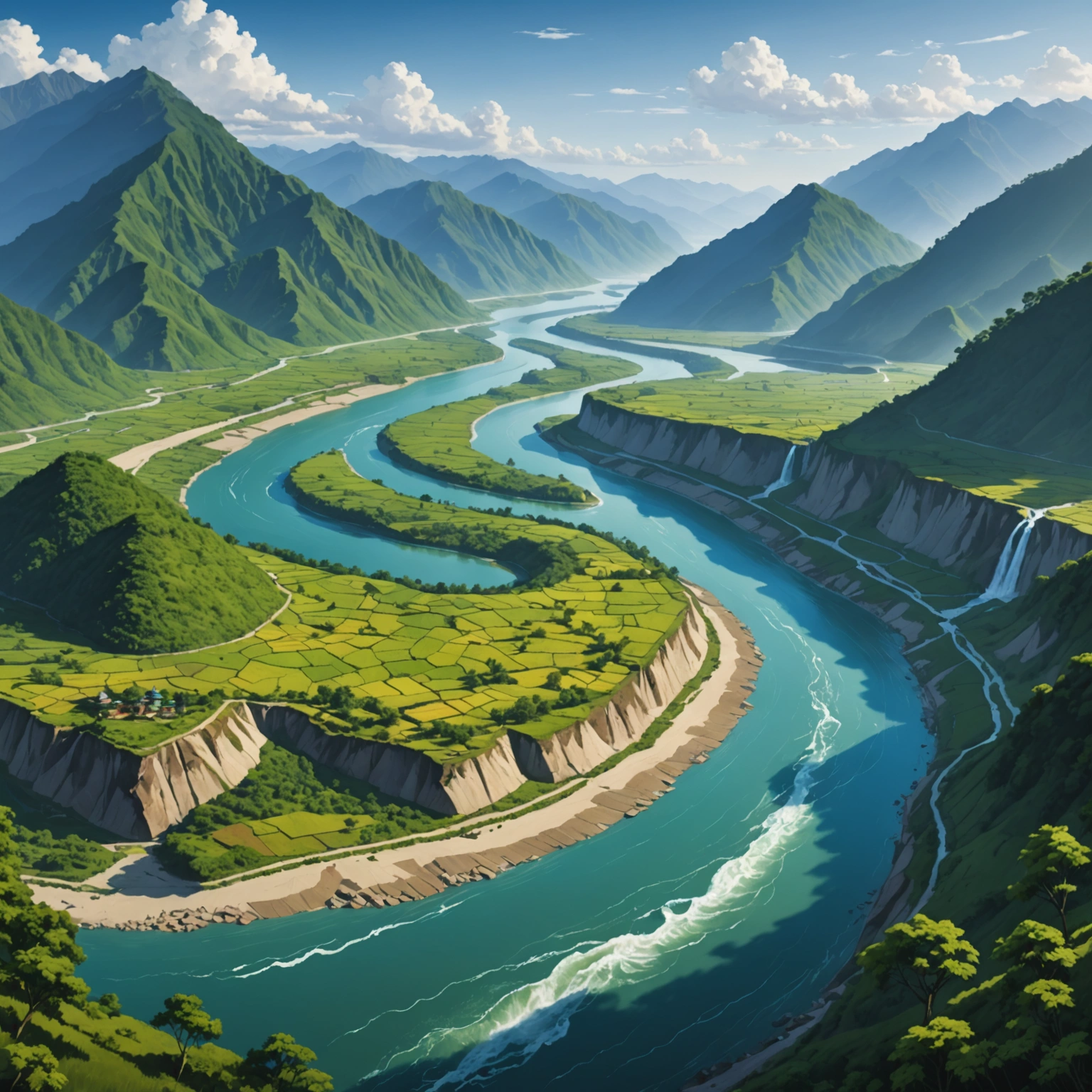 Брахмапутра: Великая река Азии с уникальной экологией и масштабом