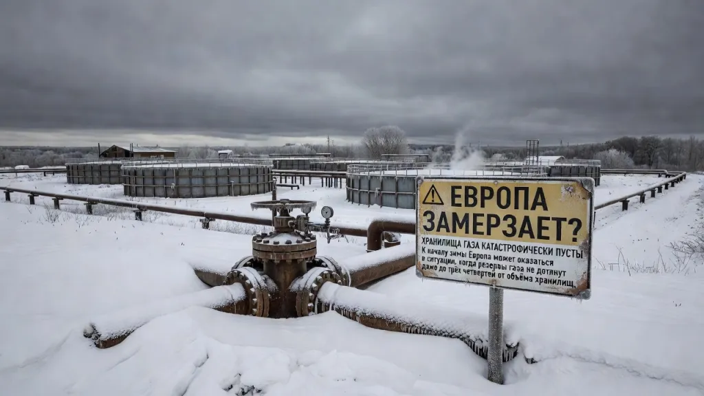 Европа замерзает? Хранилища газа катастрофически пусты